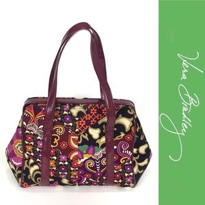 Vera Bradley Suzani Frame Satchel Bag